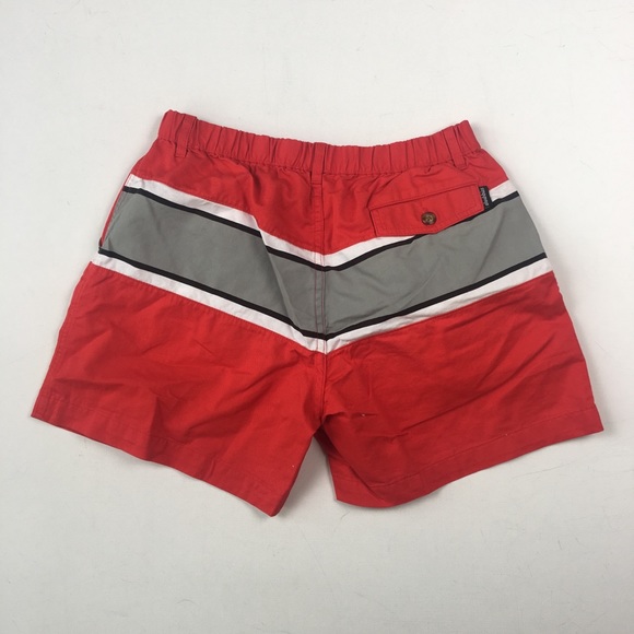 Chubbies Mens Red Stripe Shorts Medium Large - Picture 5 of 7